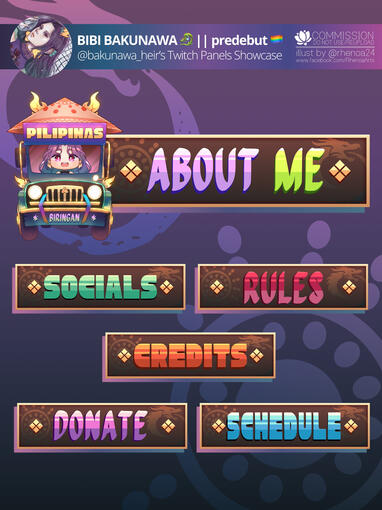 Bibi Bakunawa Twitch Panels